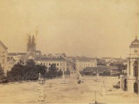 Sveučilišni trg (današnji Trg Republike Hrvatske) 1905. godine